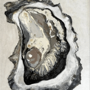 SMALL WHITE GOLD OYSTER II